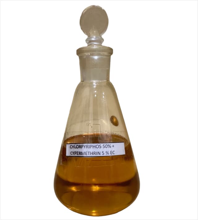 CHLORPYRIPHOS 50% + CYPERMETHRIN 5 % EC